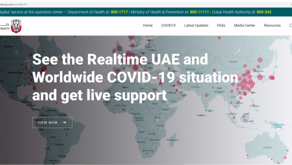 Coronavirus website launched in Abu Dhabi