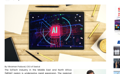 The Integrator features Saal’s CEO, Vikraman Poduval
